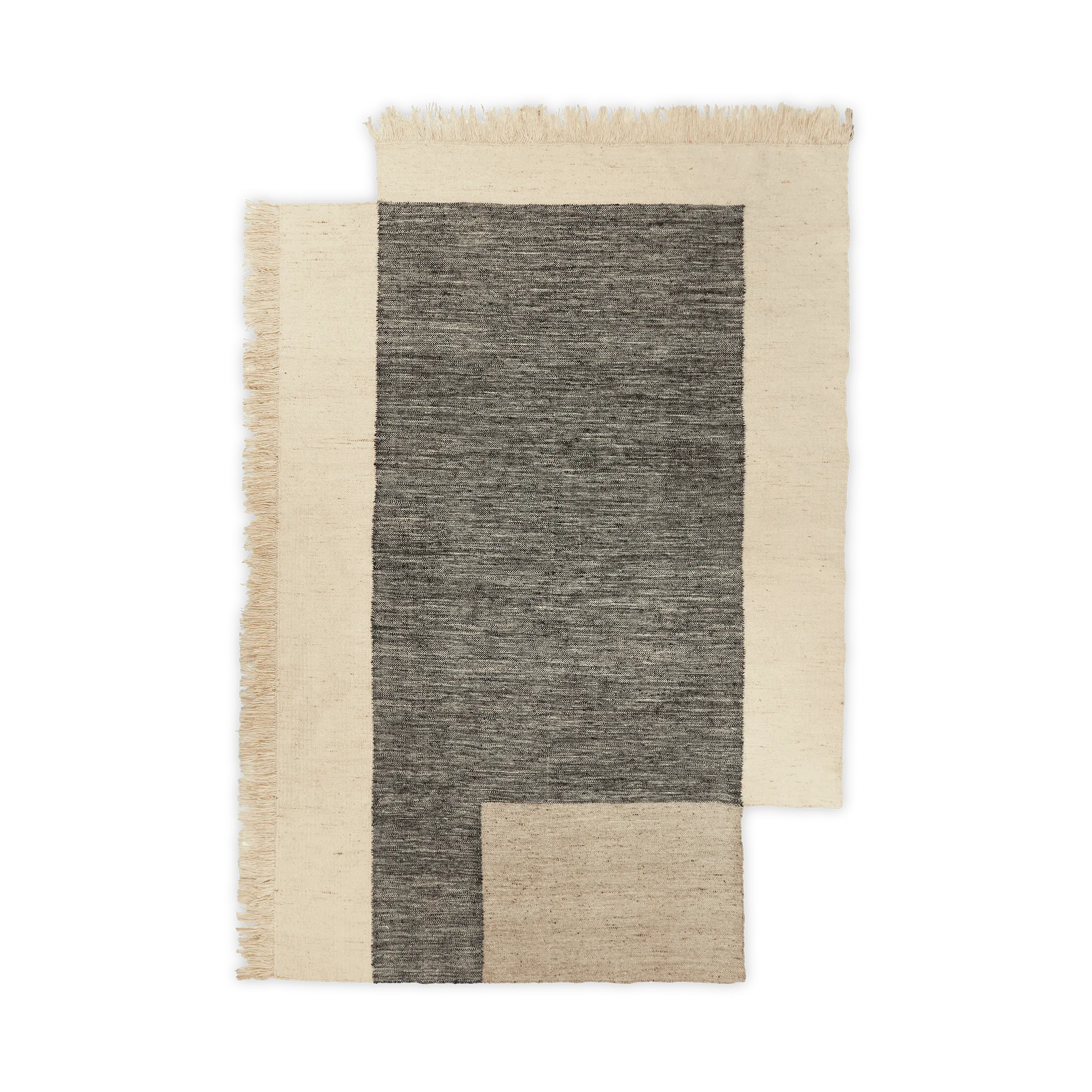 Counter ullmatta, Charcoal-Off-white, 200x300 cm Ferm Living