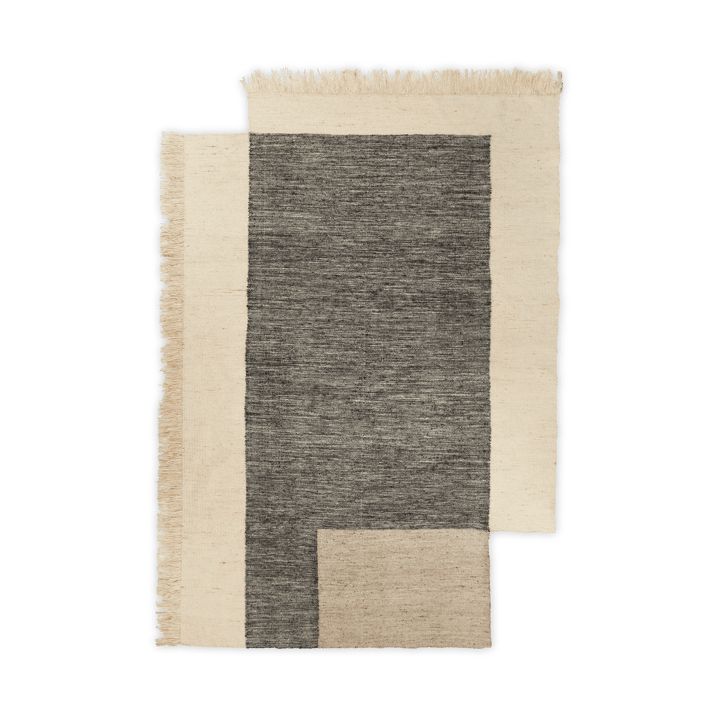 Counter ullmatta - Charcoal-Off-white, 200x300 cm - Ferm LIVING