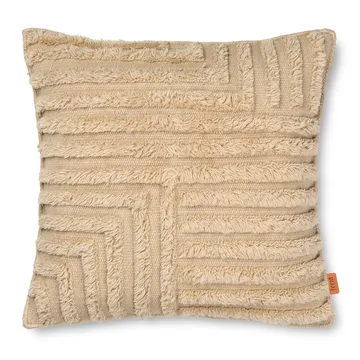 Crease kudde 50x50 cm - Light Sand - Ferm Living