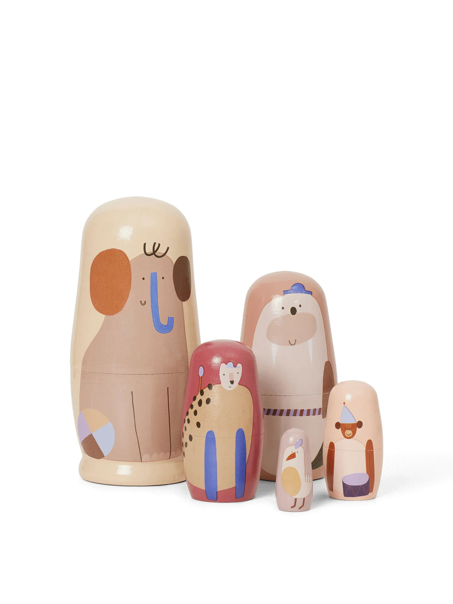 Critter dockor Ø6,4x14 cm, Multi Ferm Living