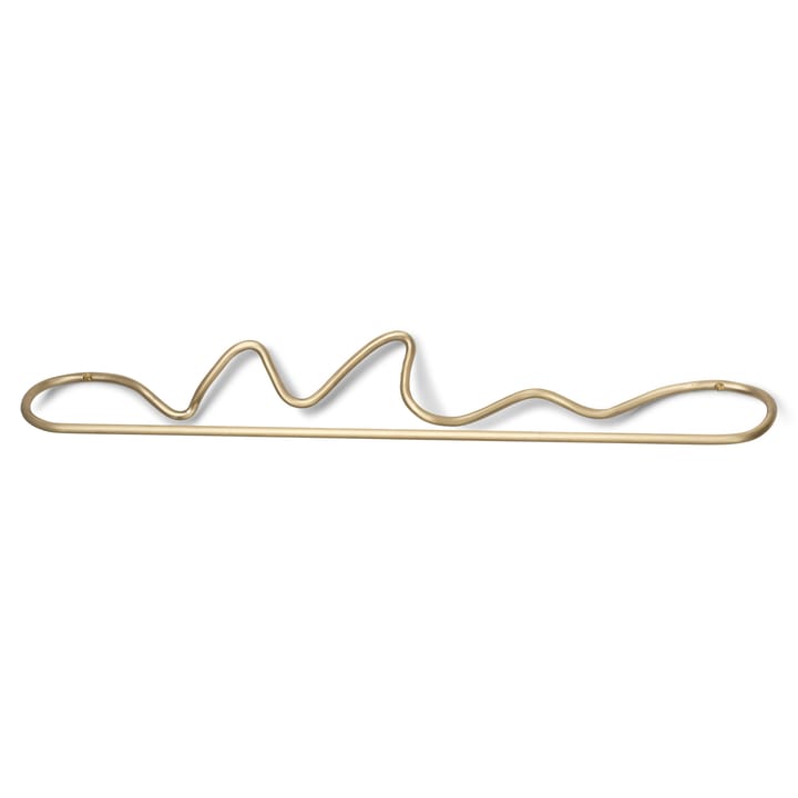 Curvature handdukshängare - Mässing - Ferm Living
