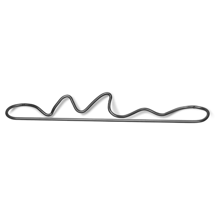 Curvature handdukshängare - Svart mässing - Ferm Living
