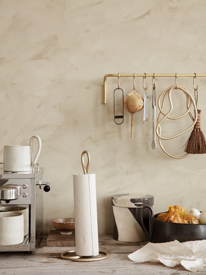 Curvature hushållspappershållare, Mässing Ferm Living