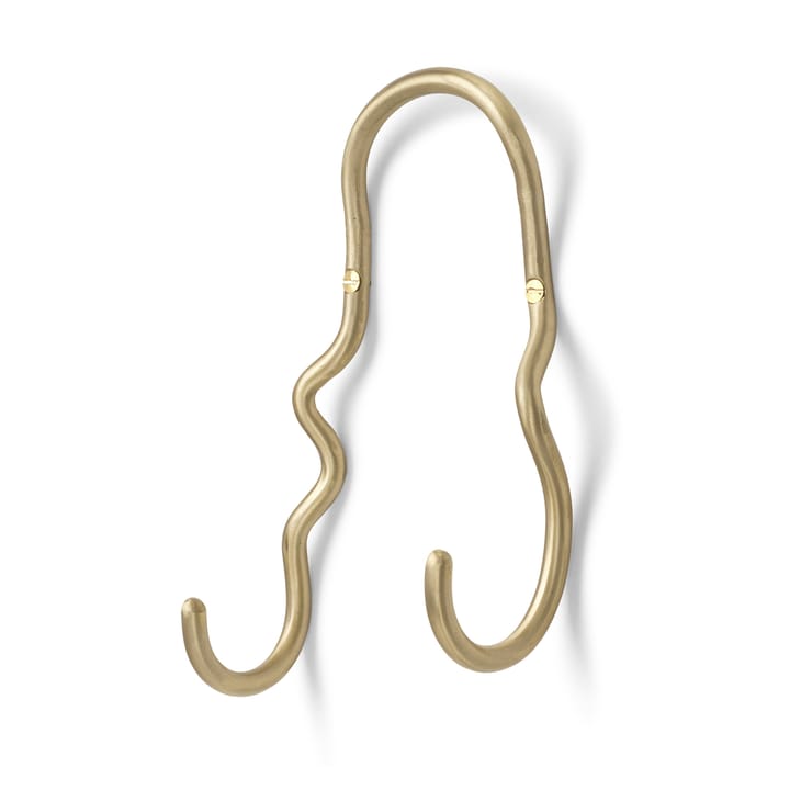 Curvature krok dubbel - Mässing - Ferm Living