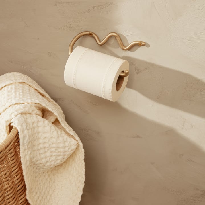 Curvature toalettpappershållare, Mässing Ferm Living