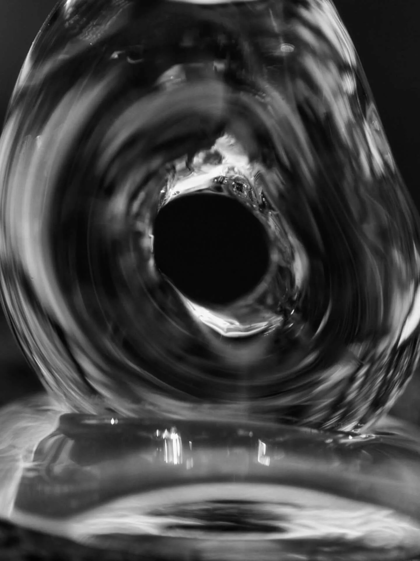 Damo glass centerpiece fat Ø21 cm, Clear Ferm Living