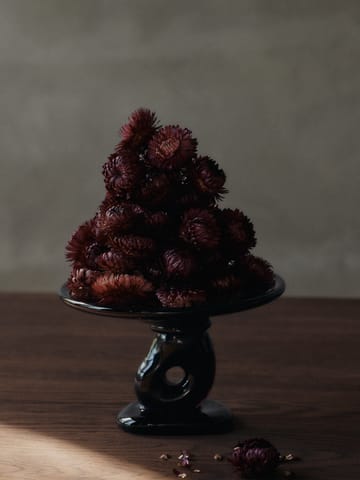 Damo glass centerpiece fat Ø21 cm - Dark Grape - Ferm Living