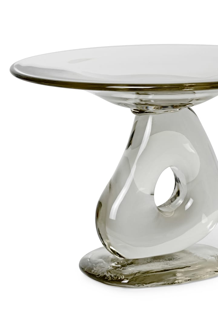 Damo glass centerpiece fat Ø30 cm, Clear Ferm Living