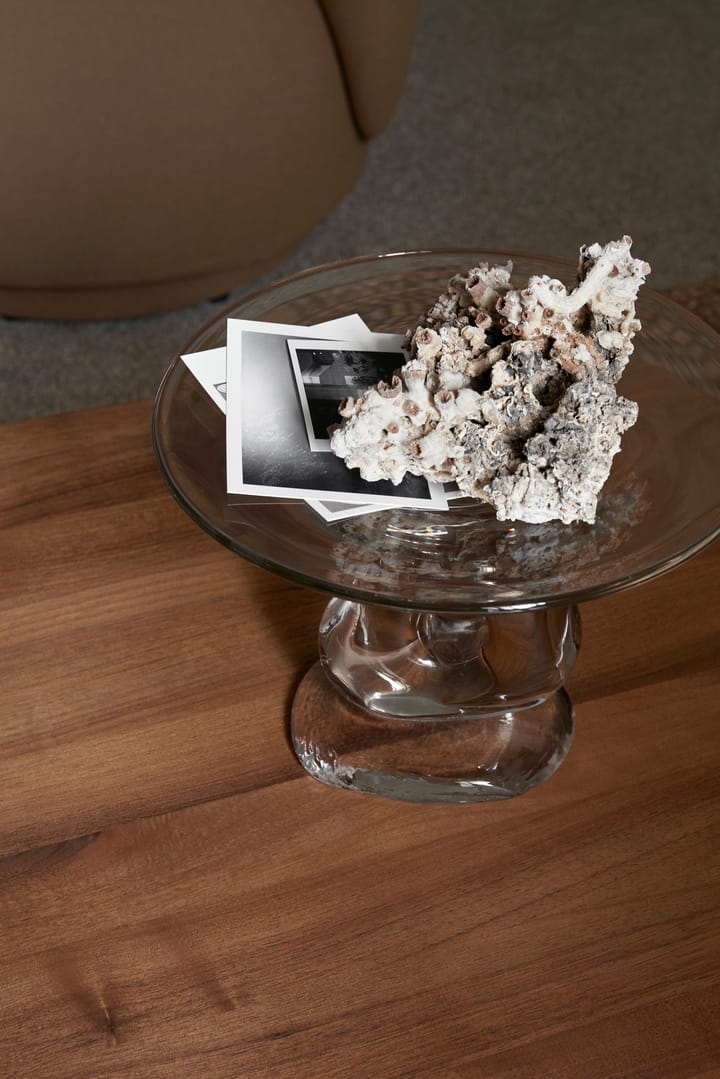 Damo glass centerpiece fat Ø30 cm, Clear Ferm Living