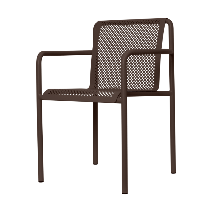 Dapple stol med armstöd - Dark Chocolate - Ferm Living