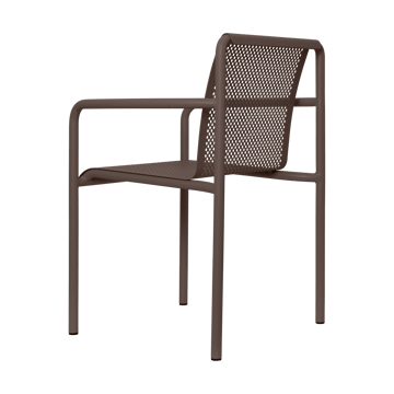Dapple stol med armstöd - Dark Chocolate - Ferm Living