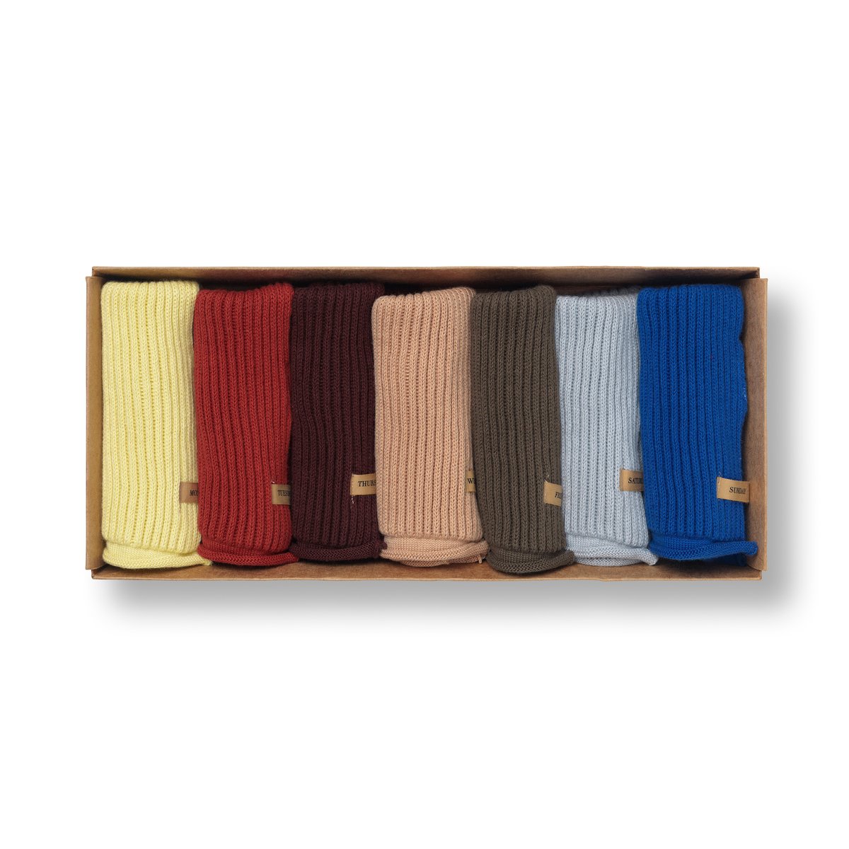 Ferm Living Day trasa 7-pack 26x26 cm Multi | Skandinavisk Design | Disktrasor & Diskborstar | Multi