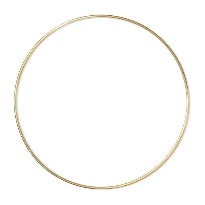 Deco dekorationsring Ø65 cm - Mässing - Ferm LIVING