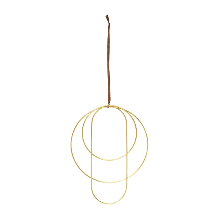Deco dekorationsringar 3-pack - Mässing - Ferm LIVING