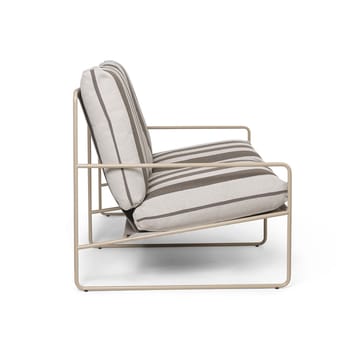 Desert 2-sits soffa - Cash stripe-chocolate - Ferm Living