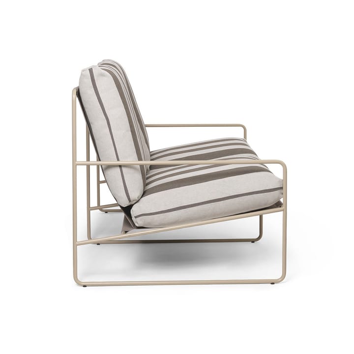Desert 2-sits soffa, Cash stripe-chocolate Ferm Living