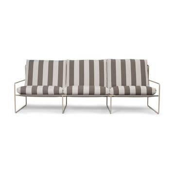 Desert 3-sits soffa - Cash stripe-chocolate - Ferm Living