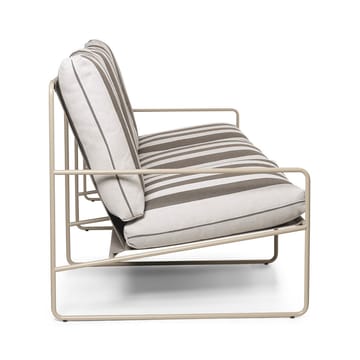 Desert 3-sits soffa - Cash stripe-chocolate - Ferm Living
