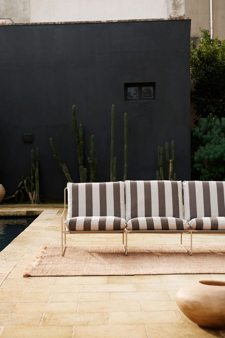 Desert 3-sits soffa, Cash stripe-chocolate Ferm Living