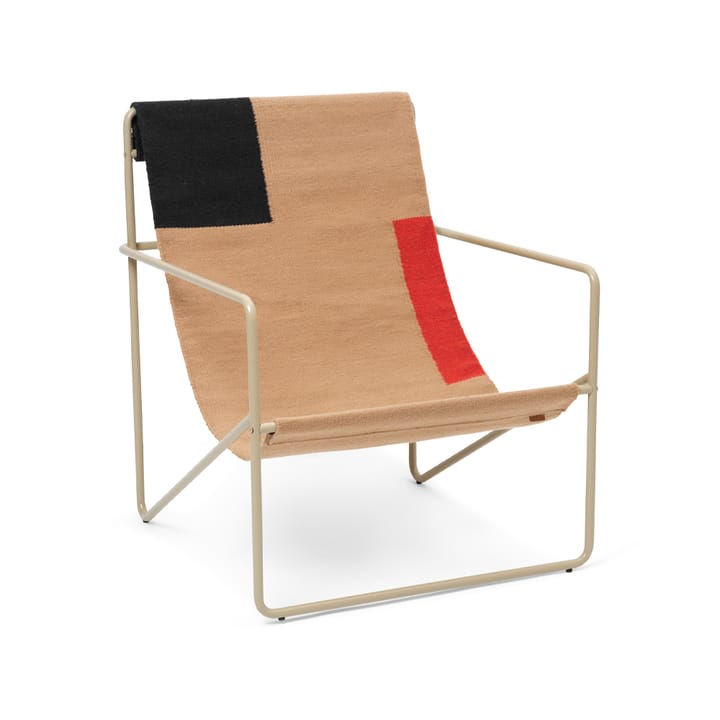 Desert lounge chair - block, cashemere stativ - Ferm Living