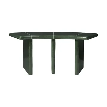 Deya curved sittbänk - Dark green, 110x40x45,5 cm - Ferm Living