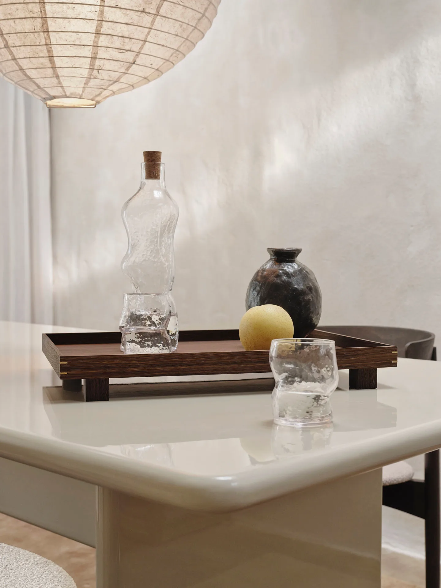 Dimple glas 27 cl 2-pack, Clear Ferm Living