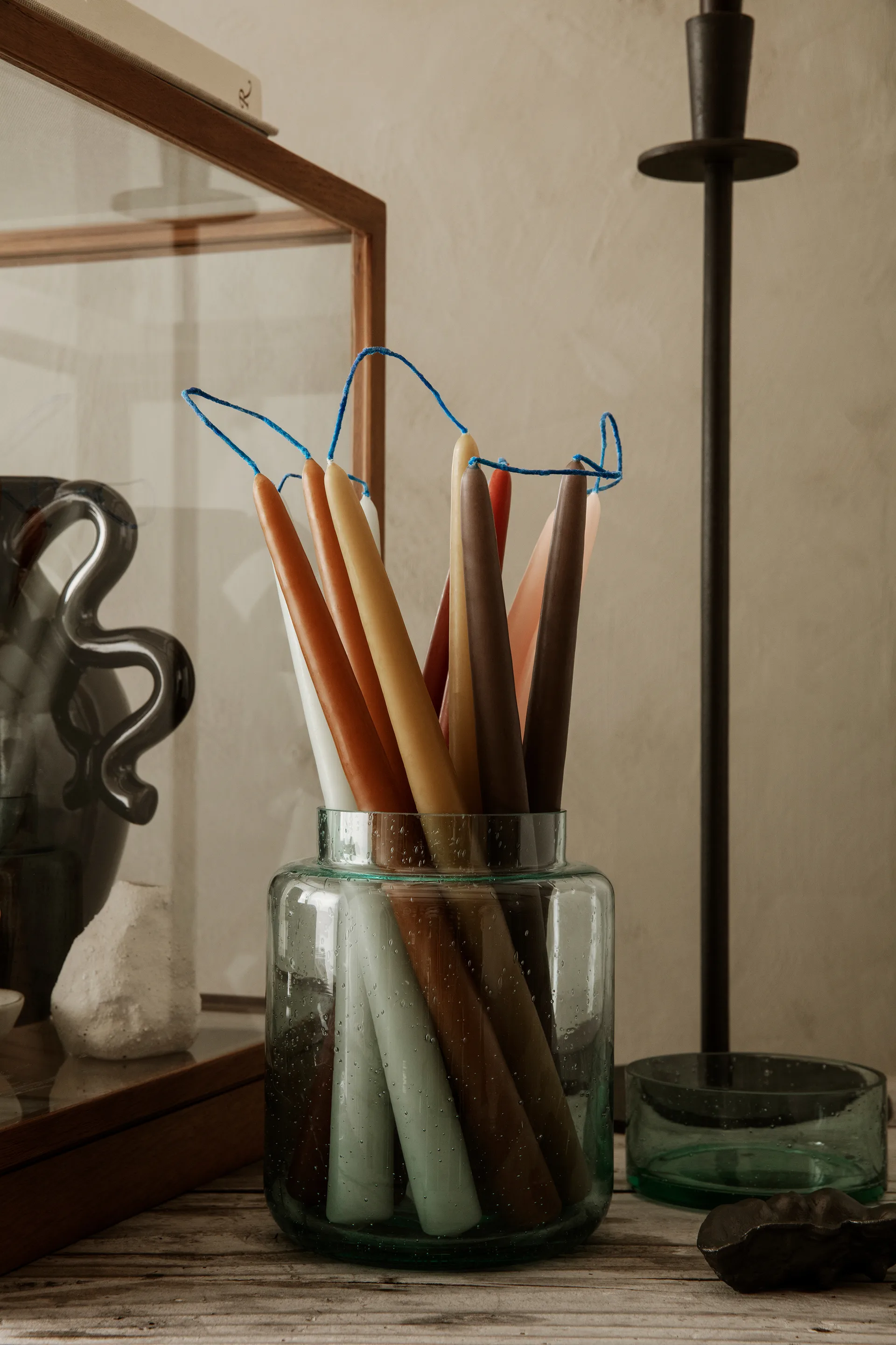 Dipped candles handgjorda ljus 30 cm 2-pack, Rust Ferm Living