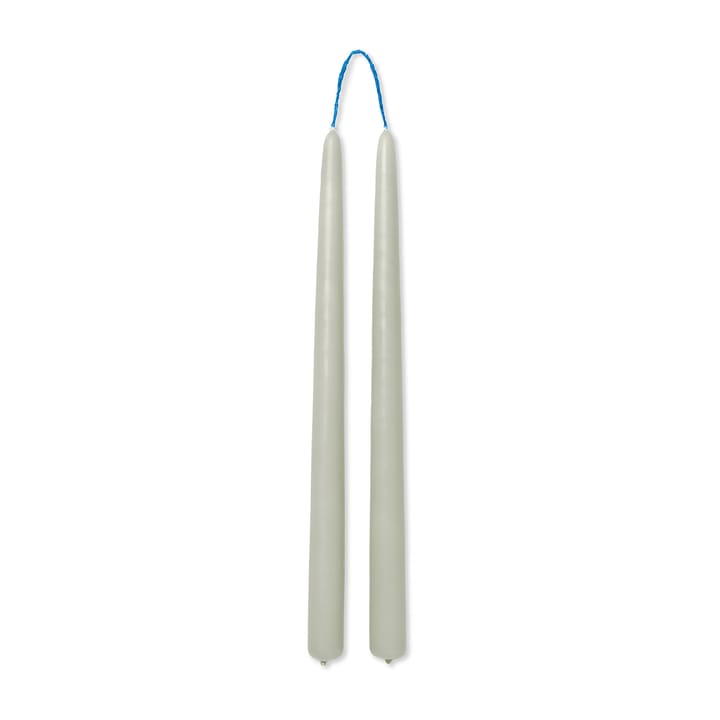 Dipped candles handgjorda ljus 30 cm 2-pack  - Sage - Ferm LIVING