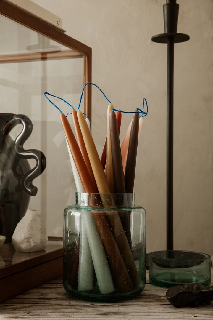 Dipped candles handgjorda ljus 30 cm 2-pack  - Straw - ferm LIVING