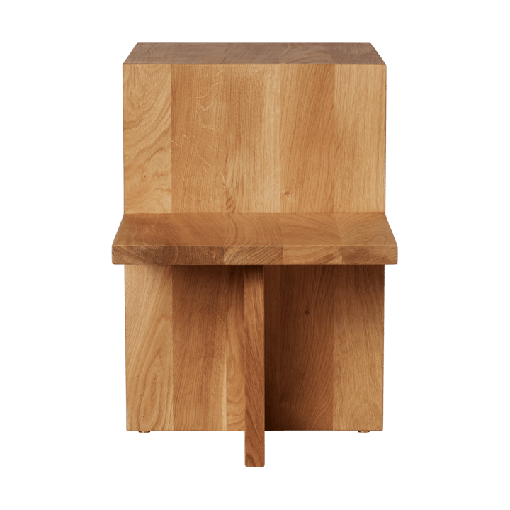 Distinct sidobord kalksten 59,5x35x50 cm, Natural oak Ferm Living