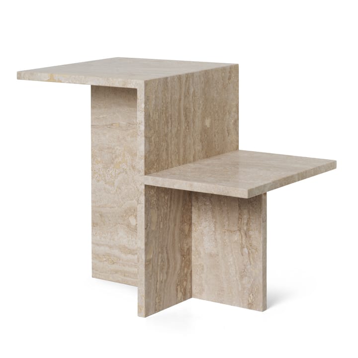 Distinct sidobord kalksten 59,5x35x50 cm - Travertine - Ferm Living