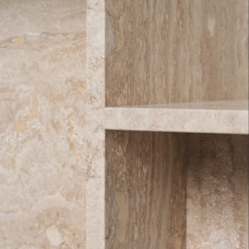 Distinct sidobord kalksten 59,5x35x50 cm - Travertine - Ferm Living