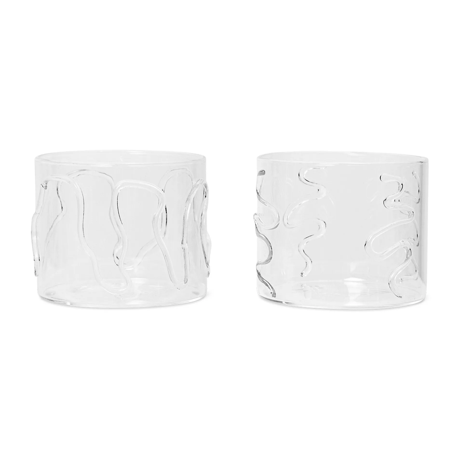 Doodle dricksglas low 2-pack, 20 cl Ferm Living