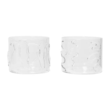 Doodle dricksglas low 2-pack - 20 cl - Ferm Living