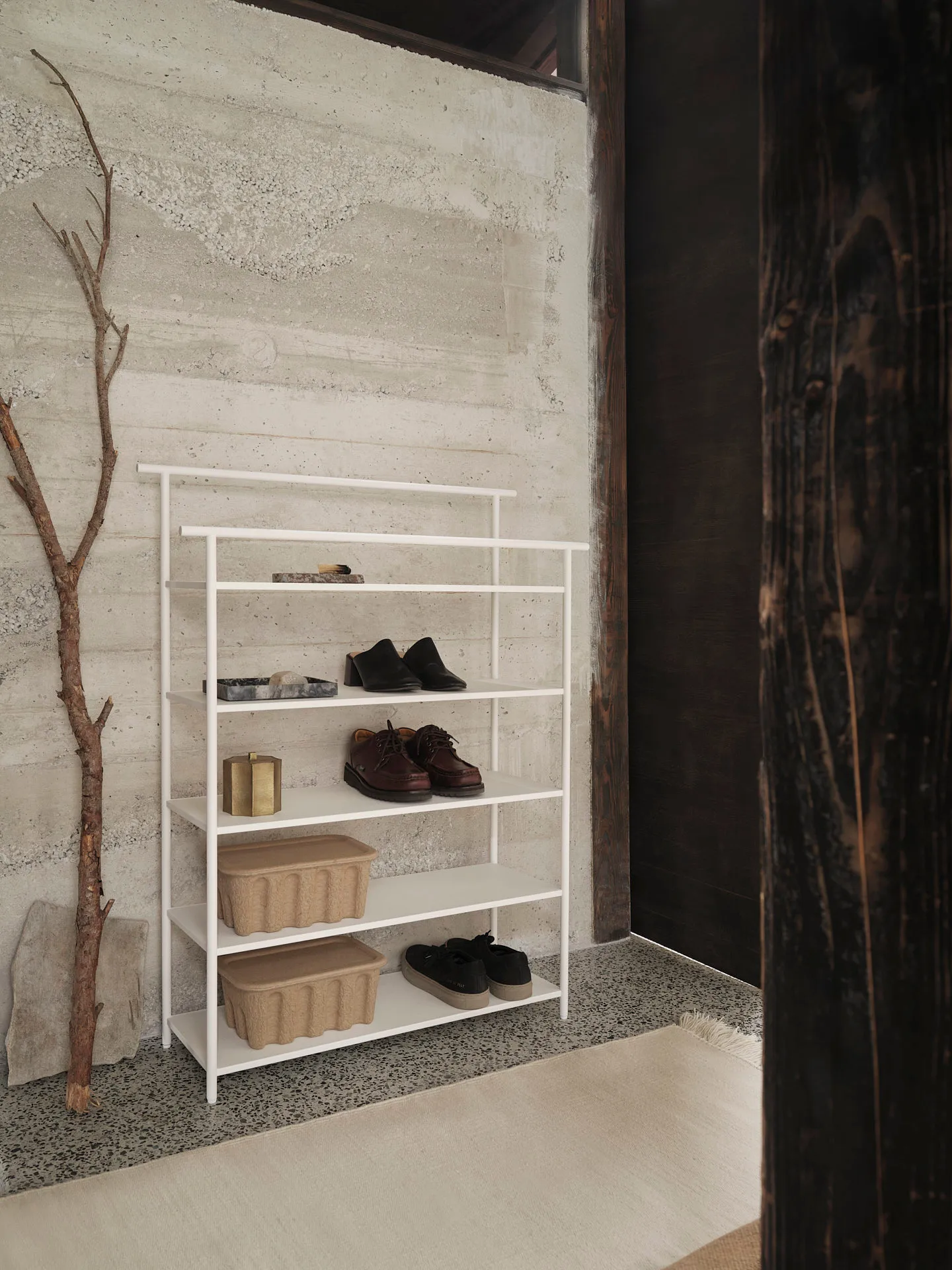 Dora golvhylla, White Ferm Living