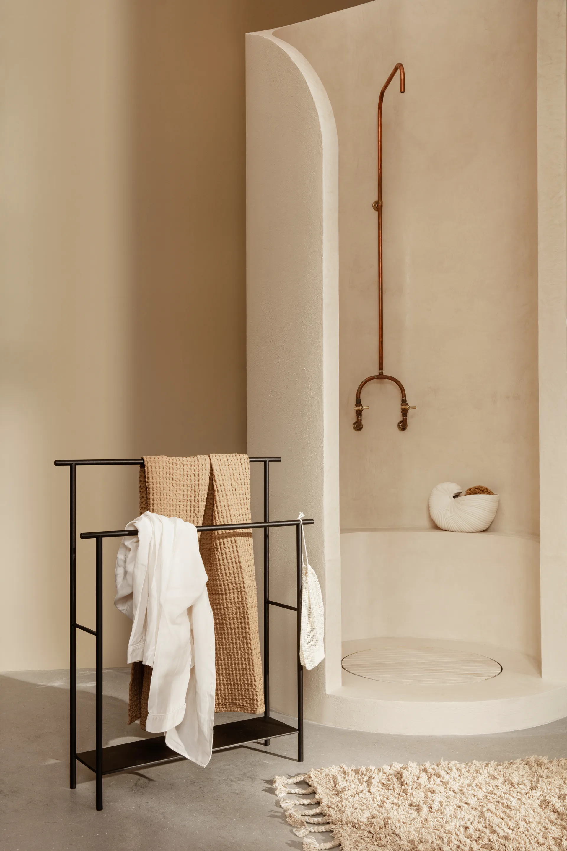 Dora handdukshängare, Black Ferm Living