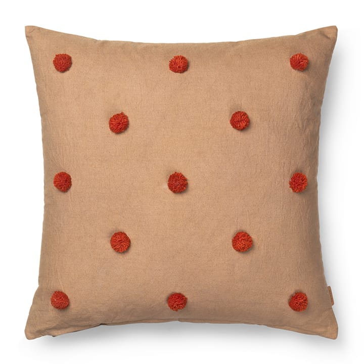 Dot kudde 50x50 cm - Camel-red - Ferm LIVING