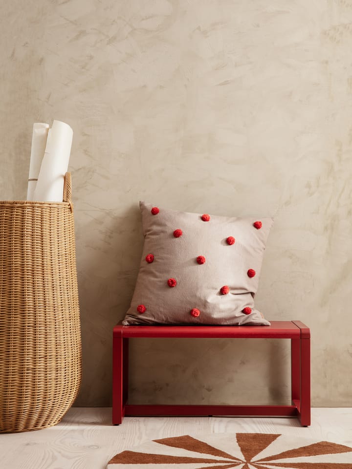 Dot kudde 50x50 cm, Camel-red Ferm Living