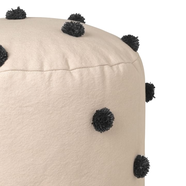 Dot puff Ø39 cm, Sand-black Ferm Living