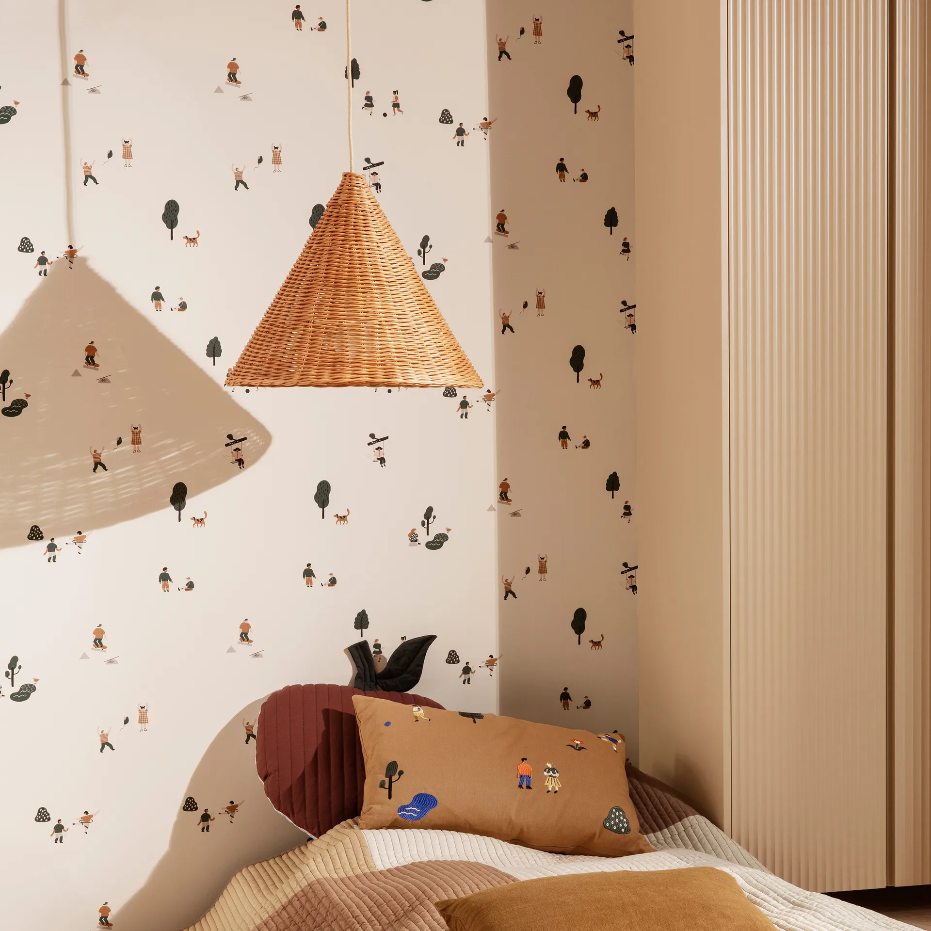 Dou lampskärm Ø45 cm, Natural Ferm Living