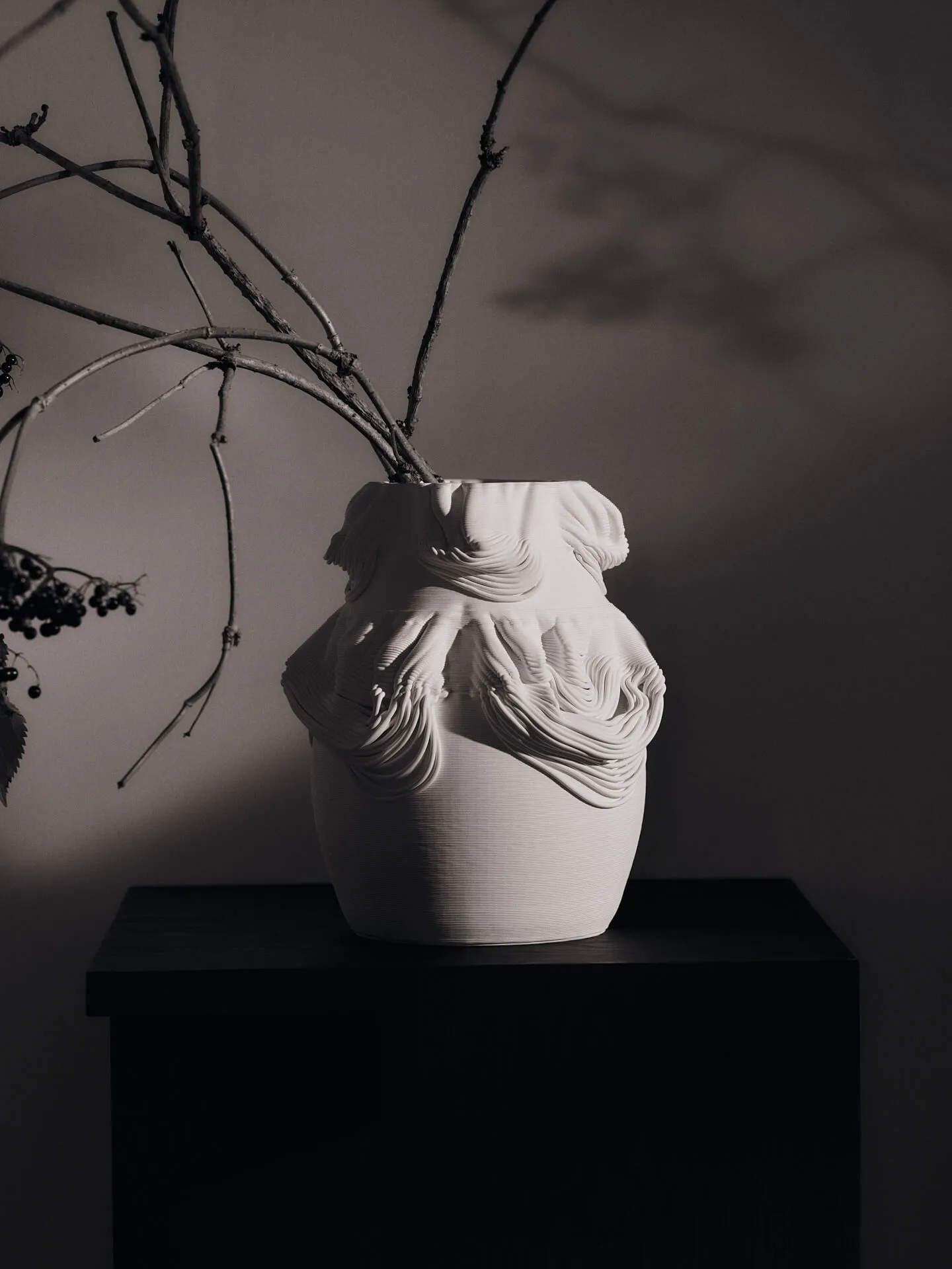 Drisca vas 23 cm, Off-white Ferm Living