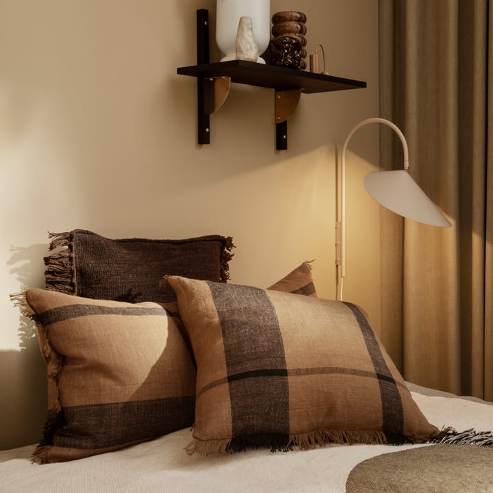 Dry kudde 50x50 cm - Sugar kelp-black - ferm LIVING