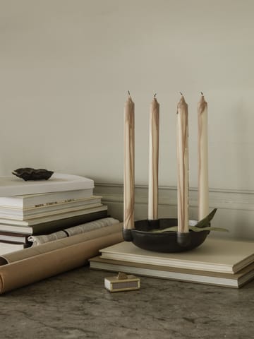 Dryp stearinljus 2-pack - Beige - Ferm Living