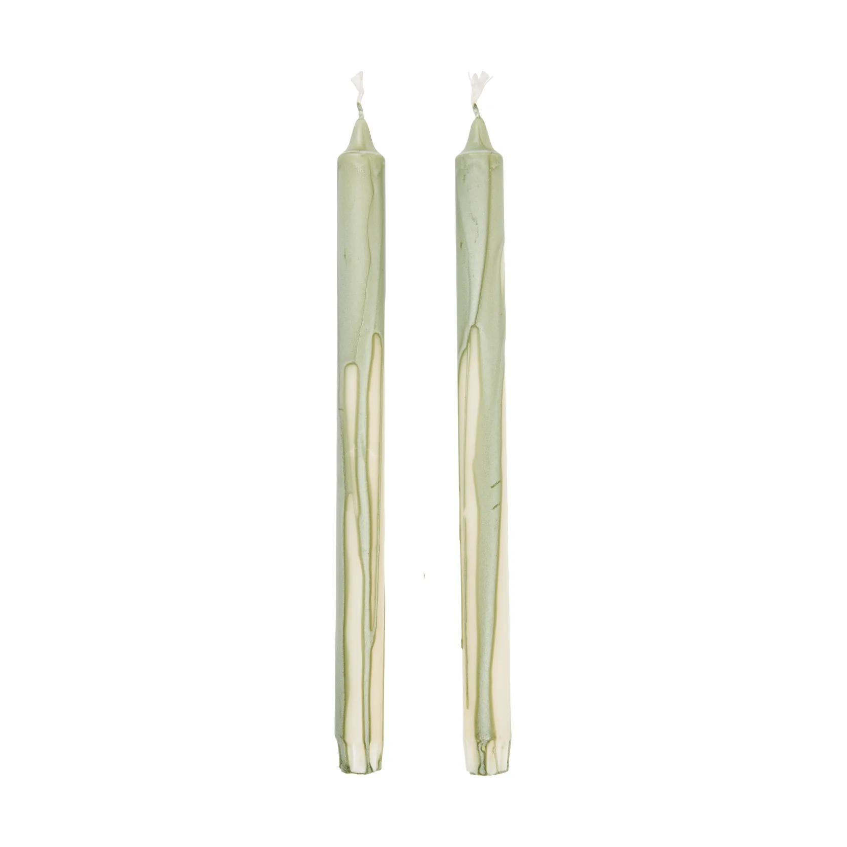 Dryp stearinljus 2-pack, Tea Green Ferm Living