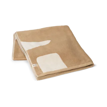 Ebb badlakan 70x140 cm - Sand, off-white - Ferm Living