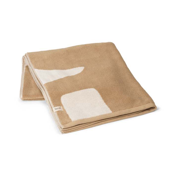 Ebb badlakan 70x140 cm - Sand, off-white - Ferm Living