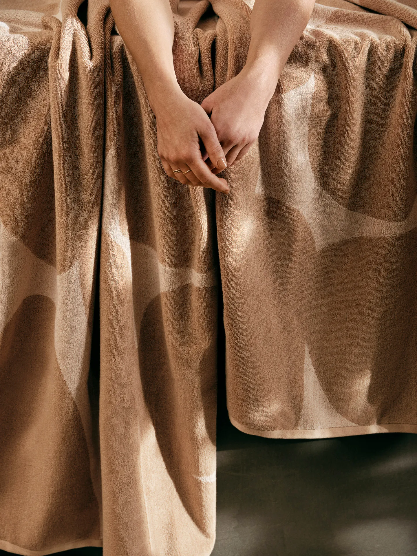 Ebb badlakan 70x140 cm, Sand, off-white Ferm Living