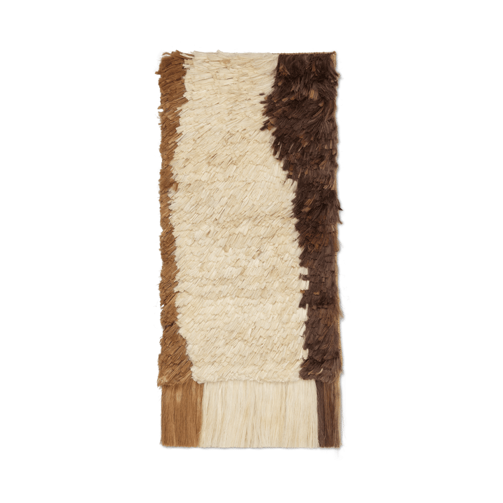 Edge Wall Rug väggbonad 50x110 cm - Off-white-Coffee - Ferm Living