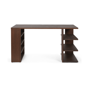 Edre skrivbord 137x65x73,5 cm - Dark Stained Pine - Ferm Living