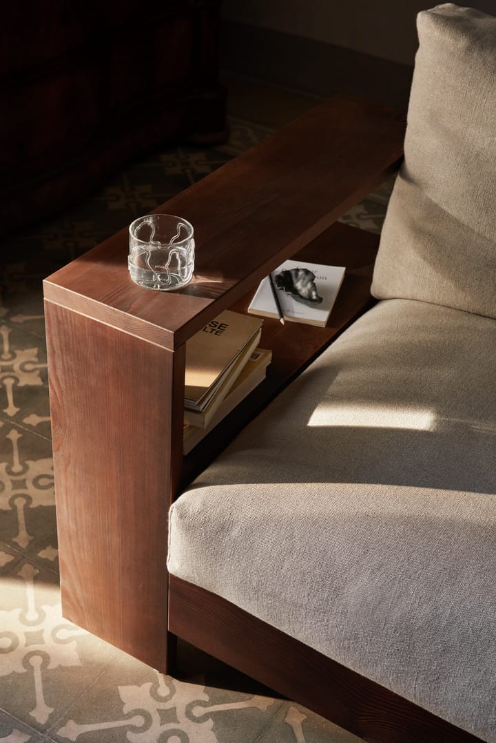 Edre soffa classic linen, Dark Stained-Natural Ferm Living